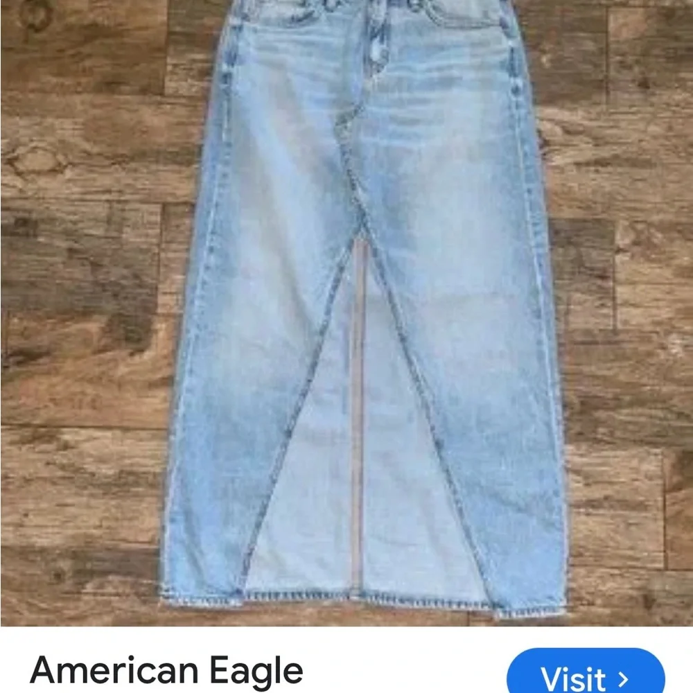American Eagle Outfitters Light Blue Denim Skirt - Picture 4 of 14